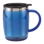 Taza térmica burgos azul, modelos ligeros de artículos personalizados con buena reputación