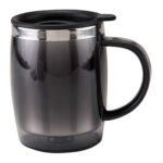 Modelos básicos de artículos publicitarios con posibilidad de impresión, taza térmica burgos negro