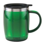 Taza térmica burgos verde, productos creados para representar marcas y excelente imagen