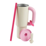Soluciones en merchandising empresarial pensadas para diferentes giros comerciales, termo giant rosa