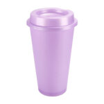 Vaso tirich morado pastel, productos promocionales de uso cotidiano que mantienen viva la identidad de tu marca