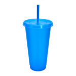 Vaso jas azul, artículos de merchandising empresarial con presentación refinada y empaque profesional