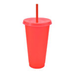 Productos promocionales que facilitan la el regalo ideal para tus eventos, vaso jas naranja neón
