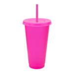 Regalos empresariales de línea moderna con terminados limpios y sensacionales, vaso jas rosa neón