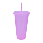 Productos promocionales de línea básica con terminados resistentes, vaso jas rosa pastel