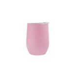 Opciones en merchandising empresarial con variedad de modelos y materiales, termo dijon rosa pastel