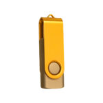 Usb selwin 16 gb dorado, artículos de merchandising empresarial con presentación refinada y empaque profesional