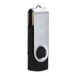 Artículos de merchandising empresarial con presentación refinada y empaque profesional, usb selwin 16 gb negro