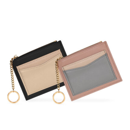 Cartera monedero iris, opciones flexibles en artículos personalizados con distintos tipos de grabado
