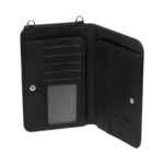 Cartera porta pasaporte aveline negro, opciones clásicas y modernas en regalos corporativos para cualquier ocasión