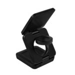 Opciones prácticas en regalos promocionales para eventos o congresos, multicargador inalámbrico qonex negro