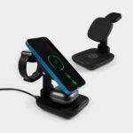 Multicargador inalámbrico orano, merchandising empresarial que proyecta orden, calidad y constancia visual
