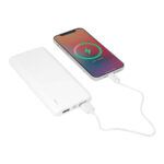 Power bank ulsan blanco, línea general de regalos promocionales disponibles todo el año