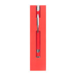 Bolígrafo metálico eros rojo, opciones flexibles en artículos personalizados con distintos tipos de grabado