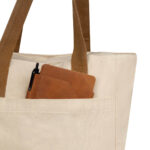 Línea práctica de merchandising empresarial con variedad de estilos, bolsa nurek beige