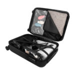 Línea práctica de merchandising empresarial con variedad de estilos, maleta trolley rudder negro
