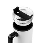Termo soccer blanco y negro, artículos personalizados elaborados con materiales seleccionados