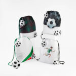 Artículos promocionales con equilibrio entre estética y duración, bolsa-mochila mágica soccer