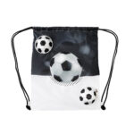 Servicios de personalización disponibles desde guadalajara para toda la república, bolsa-mochila mágica soccer bla y neg