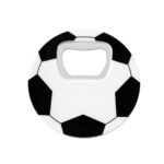 Productos promocionales de línea básica con terminados resistentes, destapador soccer