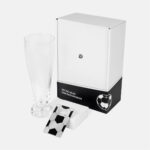 Regalos corporativos ideales para colaboradores, socios o clientes frecuentes, set de vaso y destapador soccer