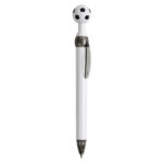 Regalos corporativos de uso cotidiano, presente en la identidad de tu marca, bolígrafo soccer blanco negro