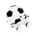 Artículos personalizados prácticos, para integrar en promociones o regalos, peluche soccer blanco y negro
