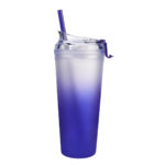 Termo iced morado, opciones flexibles en artículos personalizados con distintos tipos de grabado