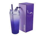Termo iced morado, artículos promocionales para entrega inmediata donde quieras