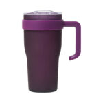 Merchandising para empresas con materiales duraderos y terminados sensacionales, termo tromso morado