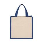 Bolsa selene azul, merchandising empresarial con terminados y colores institucionales