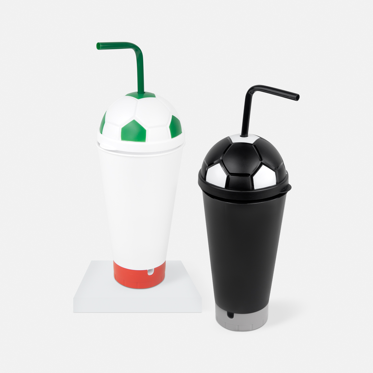SOC-058 Vaso corneta, líneas completas de artículos personalizados en materiales duraderos