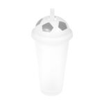 Multiples artículos promocionales a elegir para promocionar tu marca, vaso jas soccer blanco