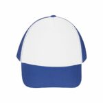 Línea extendida de merchandising empresarial para uso rudo, gorra trucker azul