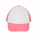 Gorra trucker rosa neon, líneas completas de merchandising empresarial con atención personalizada