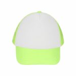Gorra trucker verde neon, artículos personalizados pensados para mantenerse prácticos por más tiempo