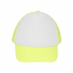 Surtido general de artículos publicitarios adecuados para eventos empresariales, gorra trucker amarillo neon