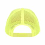 Gorra trucker amarillo neon, artículos personalizados disponibles con terminados mate o brillantes