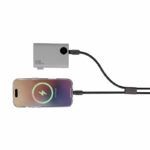 Cable cargador spark negro, artículos de merchandising empresarial adecuados para eventos y exposiciones