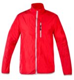 Regalos promocionales con envío para entrega directa y oportuna, chamarra deportiva ligera yeosu rojo t/g