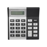 Línea funcional de regalos empresariales para fin de año o agradecimientos, calculadora max negro