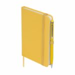 Libreta suki amarillo, regalos corporativos creados para transmitir profesionalismo