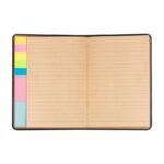 Artículos publicitarios diseñados para acompañar materiales impresos o digitales, libreta doyle negro