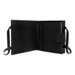 Set de libreta timantti negro, propuestas funcionales en regalos promocionales con personalización puntual