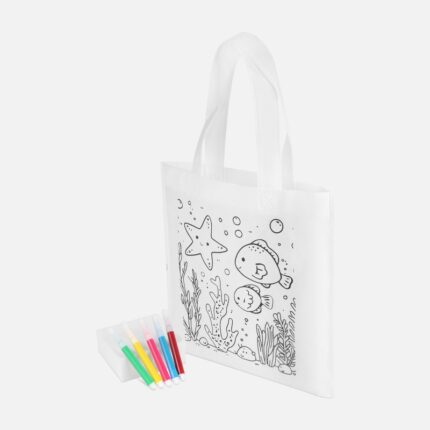 Productos promocionales que mantienen el equilibrio entre imagen y funcionalidad, bolsa para colorear nori