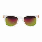 Lentes mirror naranja, artículos personalizados creados para mantener uniformidad visual en campañas