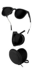 Opciones de artículos promocionales diseñadas con sentido práctico, lentes foldy negro