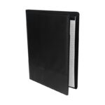 Carpeta lisboa negro, artículos promocionales con presentación elegante y fina