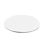 Mouse pad redondo blanco, productos promocionales fabricados con materiales de calidad y duraderos