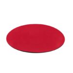 Mouse pad redondo rojo, artículos personalizados con presentación profesional y adaptabilidad